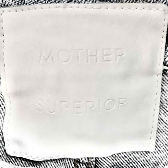 NWT MOTHER Jean High Waist Rider Skimp Destroyed Confession Wash 27 MSRP $258 - Picture 10 of 13